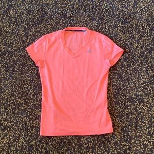 Pinkish orange workout top